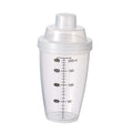 Generic Clear Plastic Shaker Bottle with Measurement Scale - 200ml
