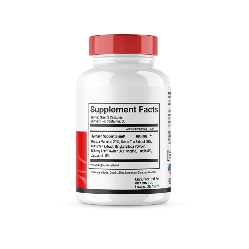 Vitamin Evo Sweet Relief Glycogen Support Capsules - 120 Capsules - image 3