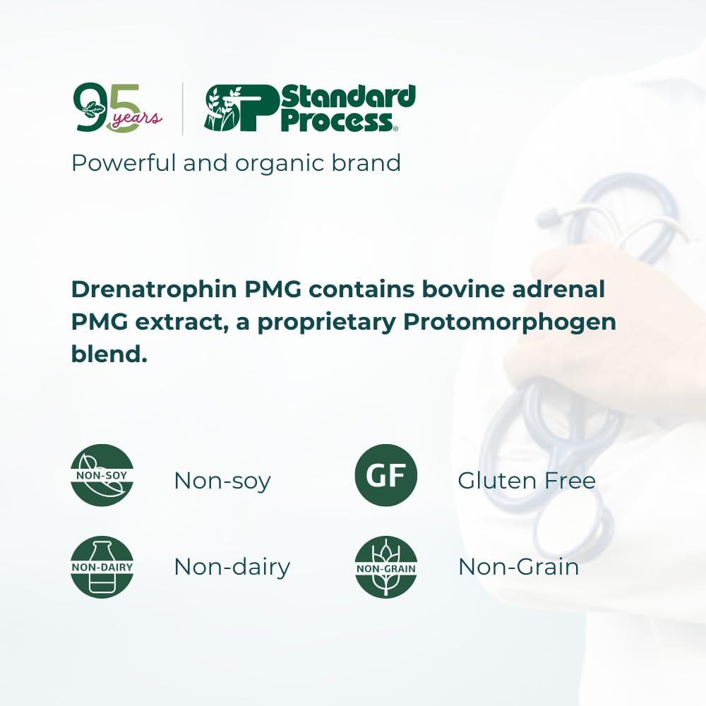 HU HomeUNIT Drenatrophin PMG Adrenal Gland Support - 90 Tablets - image 2