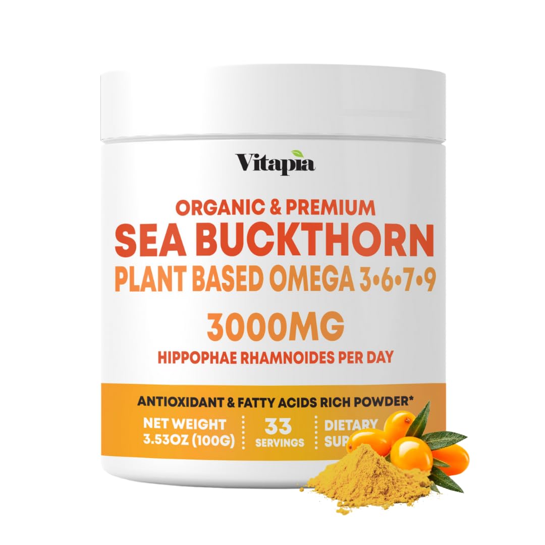 Vitapia Organic Sea Buckthorn Extract Powder - 100g