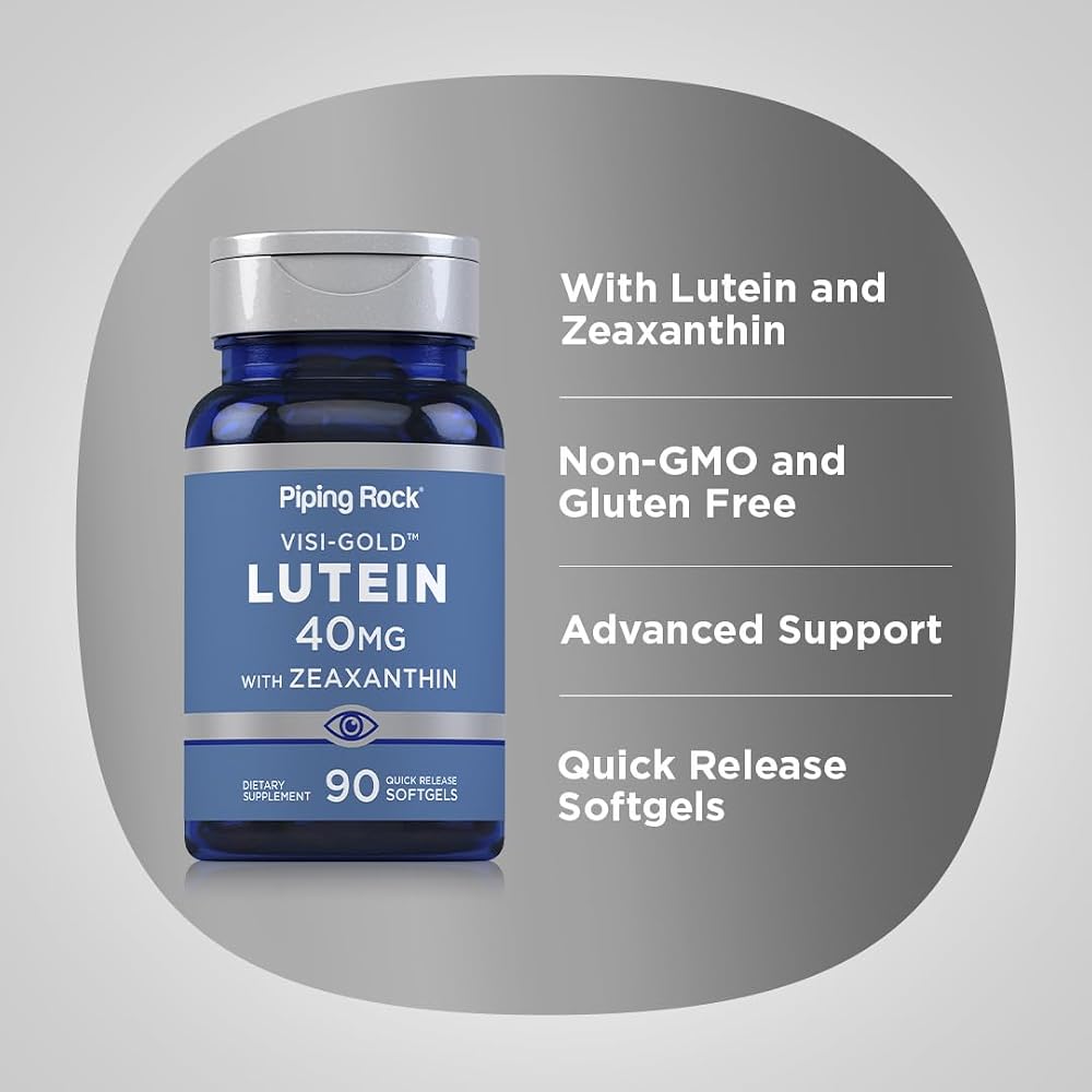 Piping Rock Lutein and Zeaxanthin 40mg - 90 Softgels - image 4