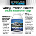 LifeSource Vitamins Grass-Fed Whey Isolate Double Chocolate - 6 lb - image 3