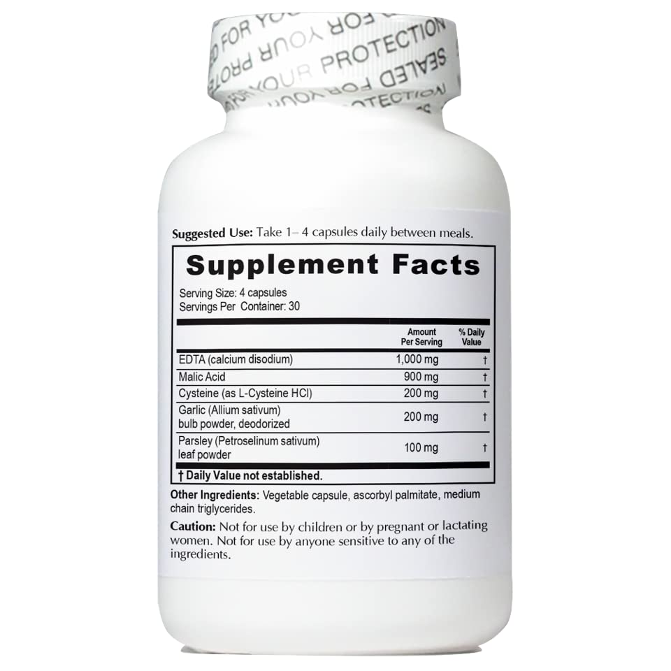 NutriCrafters Enhanced Garlic EDTA 1000mg - 120 Capsules - image 2