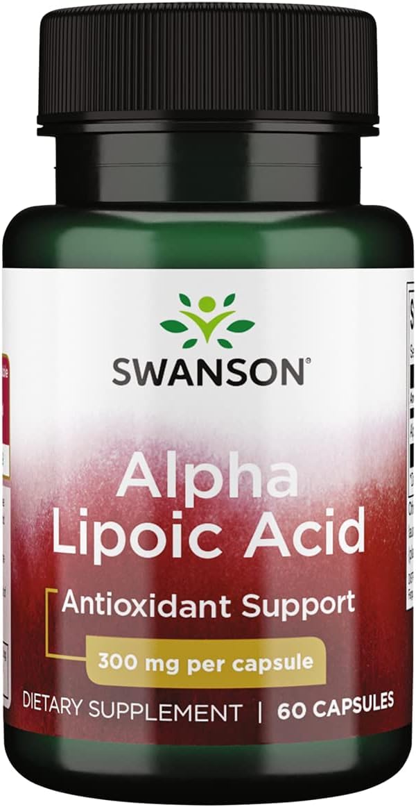 Swanson Alpha Lipoic Acid 300 mg Antioxidant - 60 Capsules