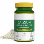 Naturals Calcium Magnesium & Zinc Tablets with Vitamin D3 & K2 - 60 Tablets