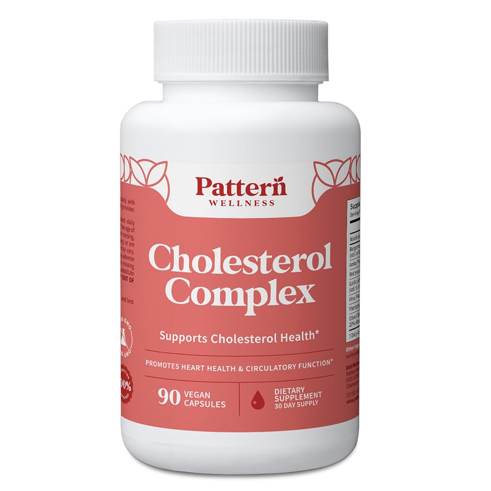 Pattern Wellness Cholesterol Complex Supplement - 90 Capsules