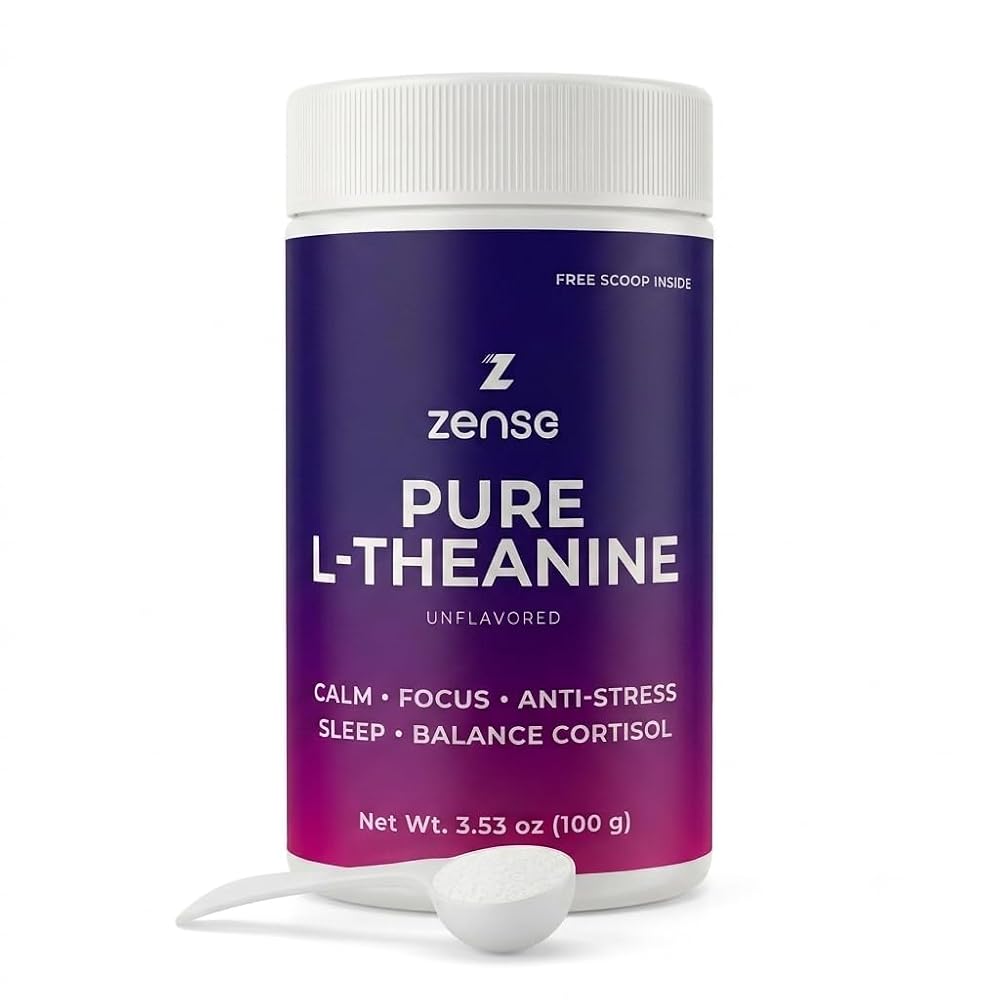 ZENSE Pure L-Theanine Powder 100%
