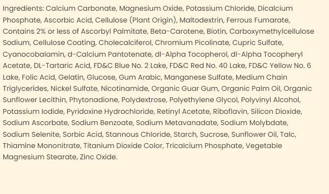 Sundance ABC Complete Women's Multivitamin & Mineral - 360 Caplets - image 5