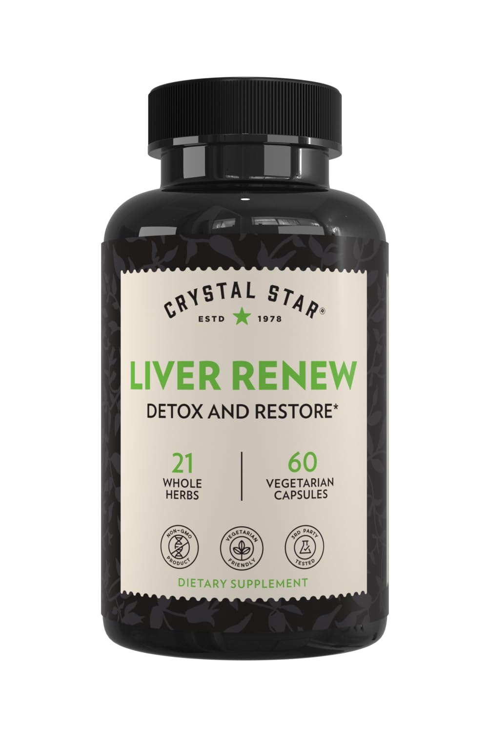 Crystal Star Liver Renew Herbal Supplement - 60 Capsules