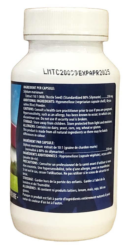 Omega Alpha Milk Thistle Standardized Extract - 60 Vegetarian Capsules - image 3