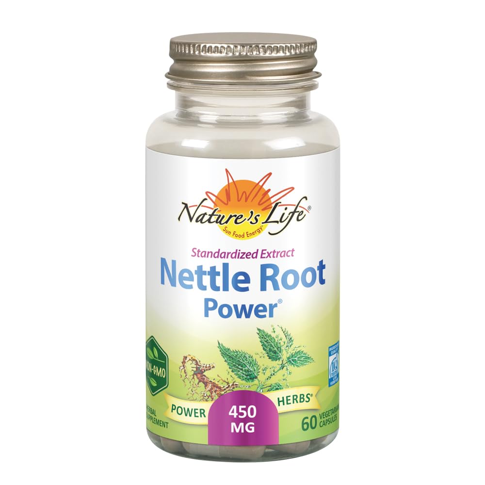 Nature's Life Nettle Root Power 450mg - 60 Vegetarian Capsules