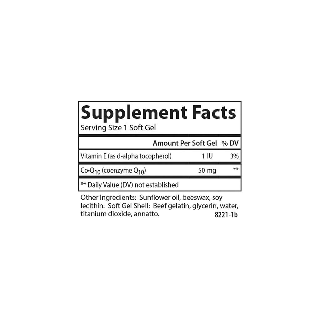 Carlson Co-Q10 50 mg Softgels - 120 Count - image 4