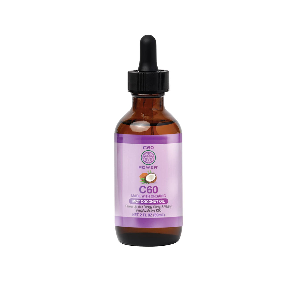 C60 Purple Power Organic MCT Coconut Oil - 2 fl oz