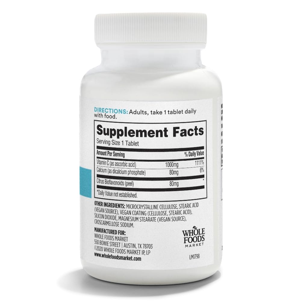 365 by Whole Foods Market High Potency Vitamin C+ - 100 Tablets - image 2
