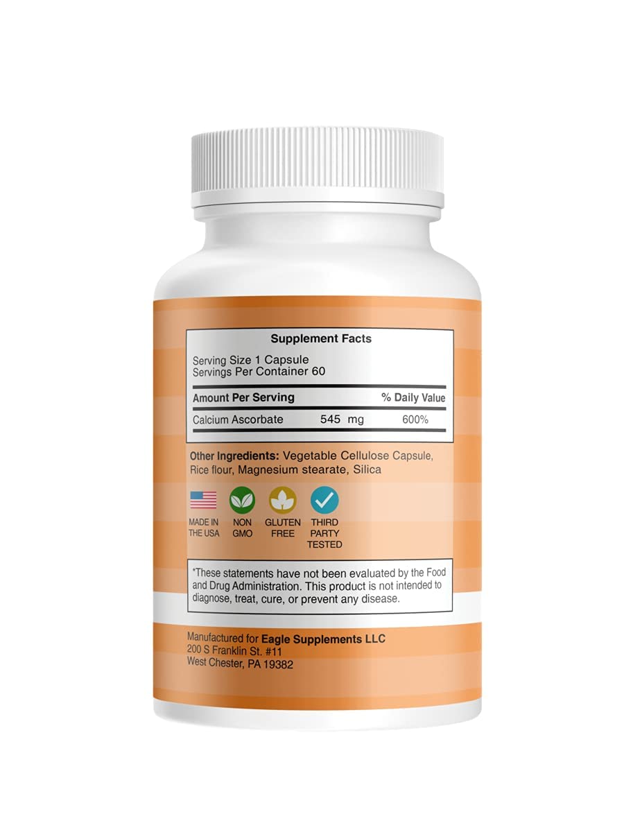 Eagle United C Vitamin C Immune Support - 60 Capsules - image 4