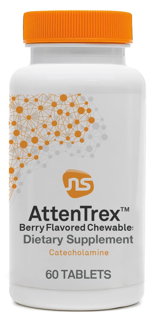 NeuroScience AttenTrex Chewable Brain Supplement - 60 Tablets