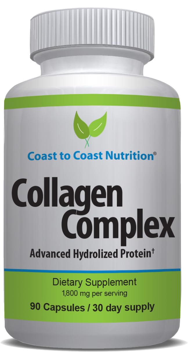 Coast to Coast Nutrition Hydrolyzed Multi Collagen Capsules - 90 Count