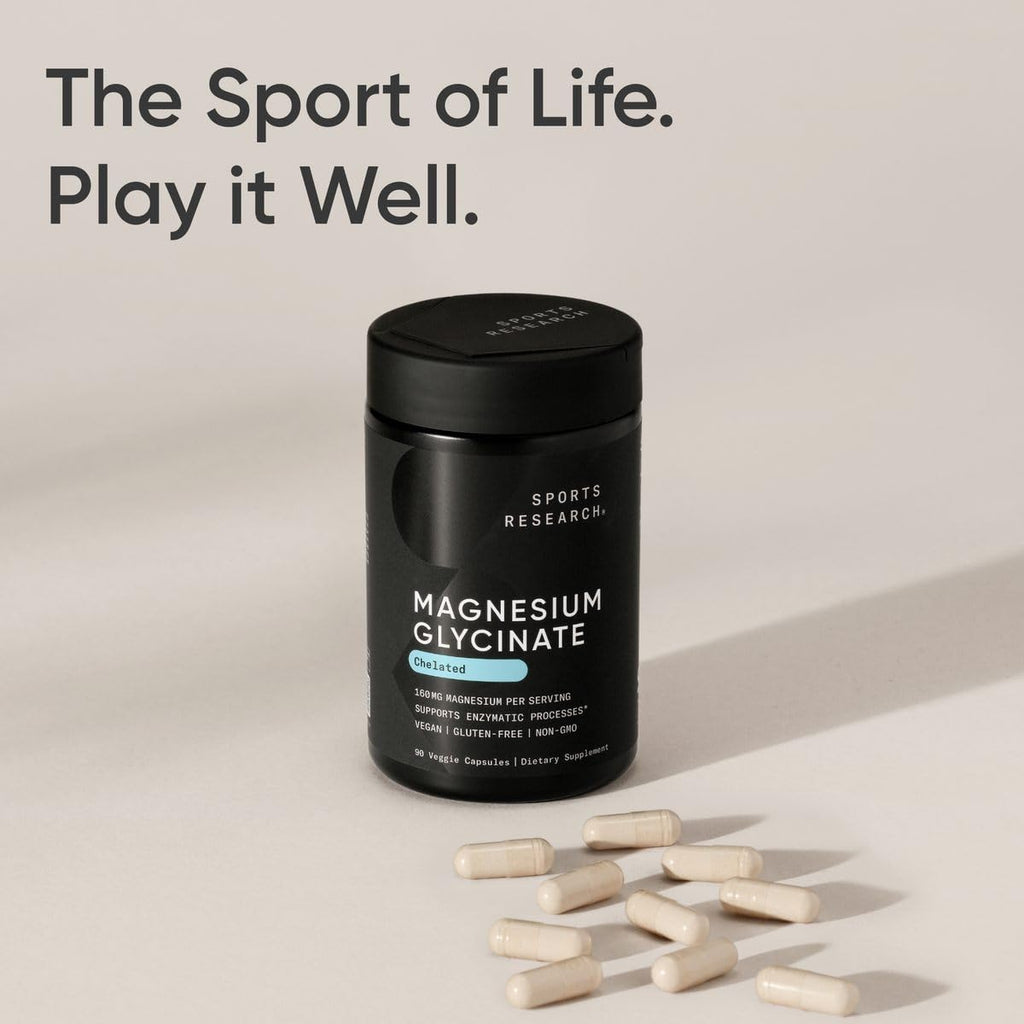 Sports Research Magnesium Glycinate 160mg - 90 Capsules - image 7