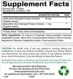 Best Naturals Lutein 20 mg with Zeaxanthin - 240 Tablets - image 4
