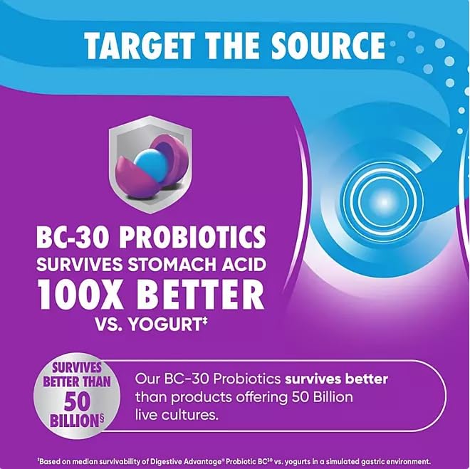 Digestive Advantage Daily Probiotics with Vitamin D3 - 240 Capsules - image 2