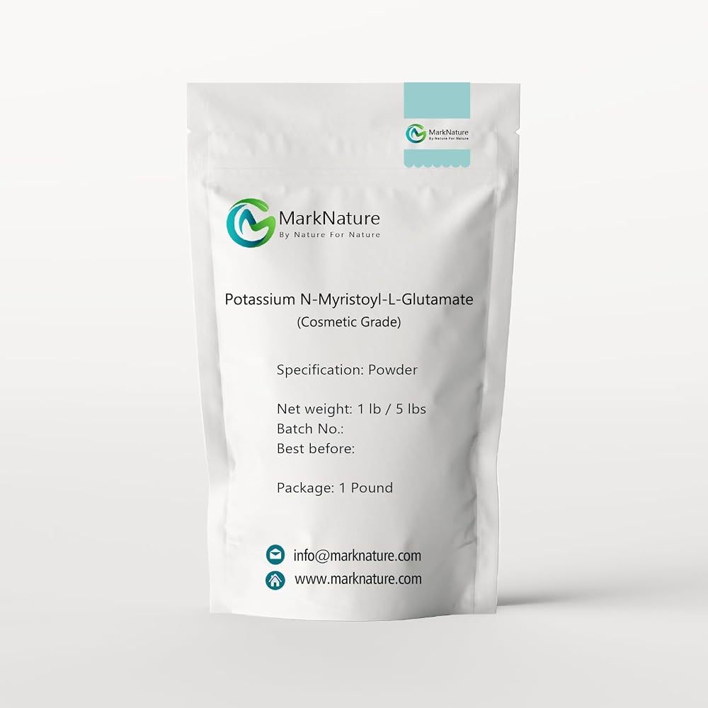 MarkNature Potassium N-Myristoyl-L-Glutamate Surfactant Powder - 1 Pound
