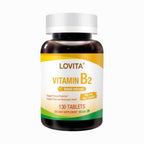 LOVITA Vitamin B2 Riboflavin 100mg Timed Release - 130 Tablets