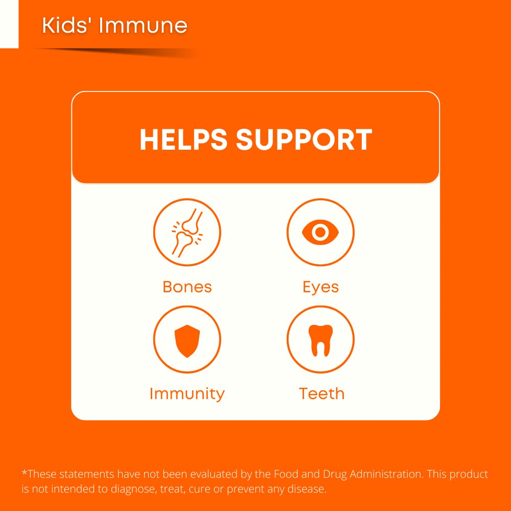 Wellvites Sugar Free Kids Immune and Multivitamin Gummies