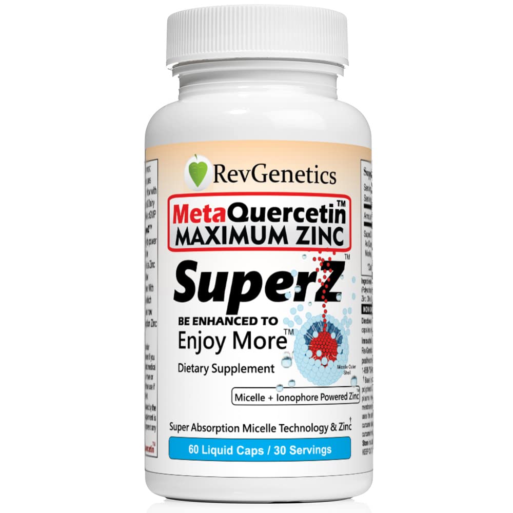 REVGENETICS MetaQuercetin SuperZ Zinc Ionophore - 60 Capsules