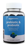 Amazon Basics Prebiotic & Probiotic Gummies 2 Billion CFU - 50 Count