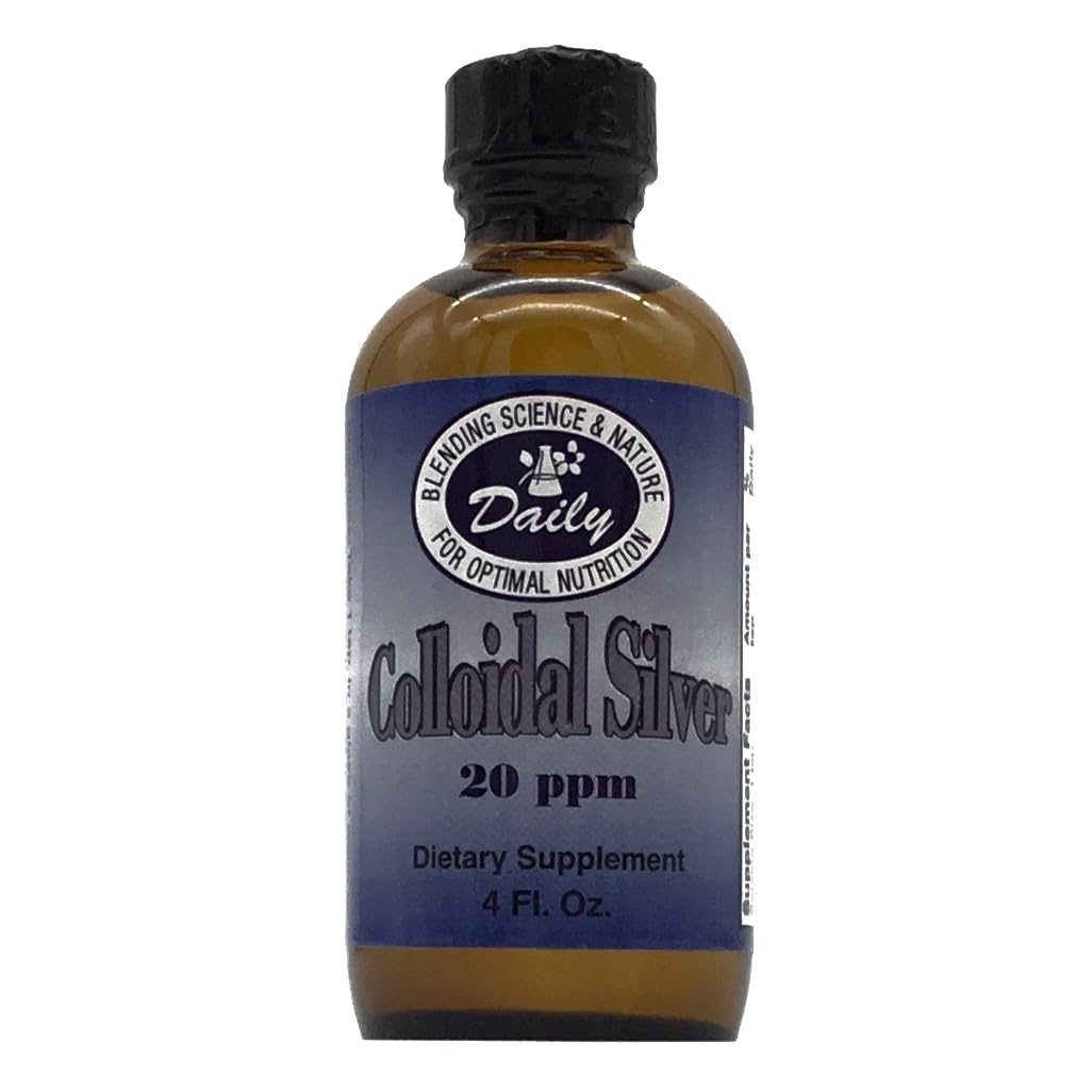 Daily Manufacturing Colloidal Silver 20 ppm Food Grade - 4 fl oz