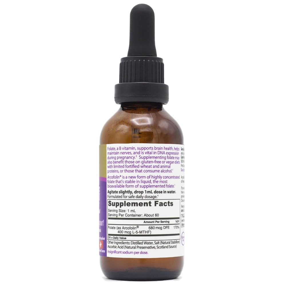 SunUp Liquid Methyl Folate for Prenatal & Brain Health - 2 Fl Oz - image 4