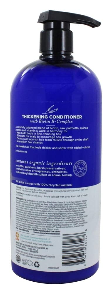 Avalon Organics Avalon Biotin B Cond 32 oz
