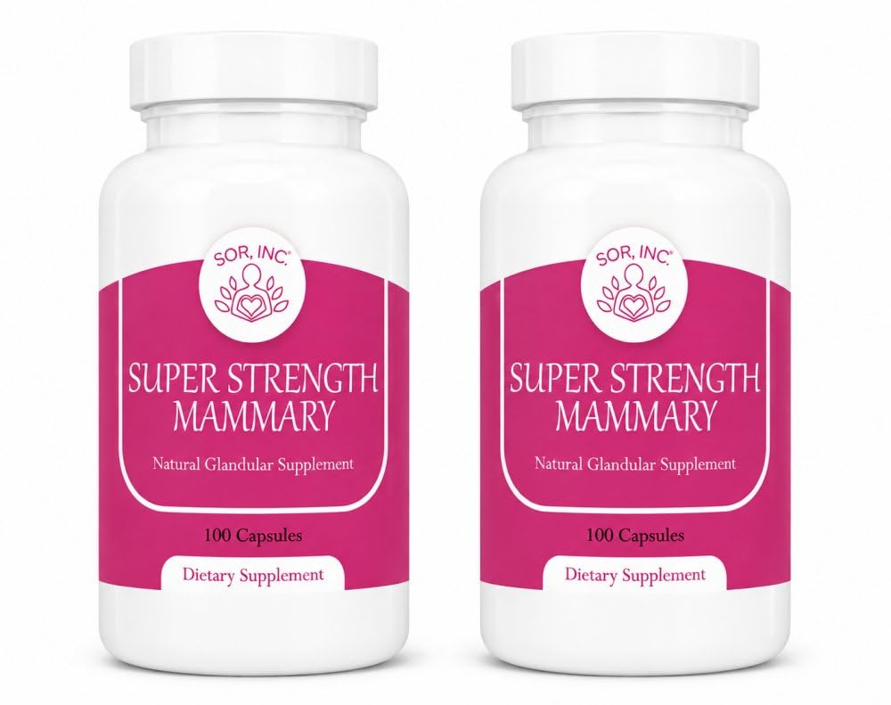 SOR, Inc. SOR Super Strength Mammary Glandular Formula - 200 Capsules