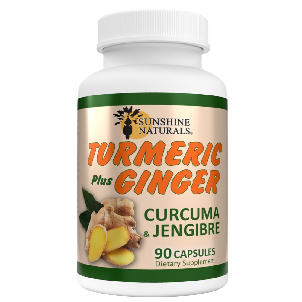 Sunshine Naturals Turmeric Plus Ginger Joint Support - 90 Capsules