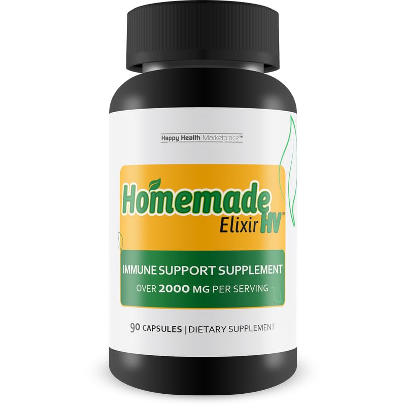 Happy Health Marketplace Homemade Elixir HV Immune Support - 90 Capsules
