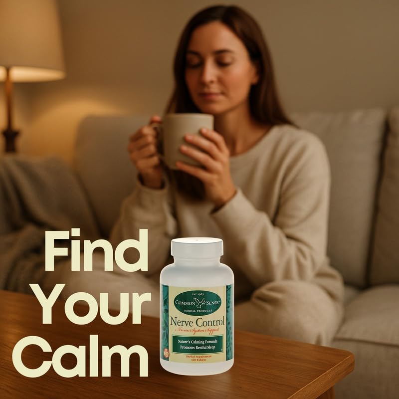 Common Sense Herbal Products Nerve Control: Natures Calming Formula