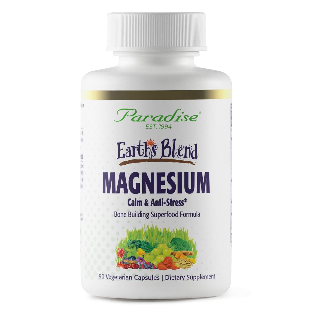 Paradise Herbs Earth's Blend Magnesium - 90 Capsules
