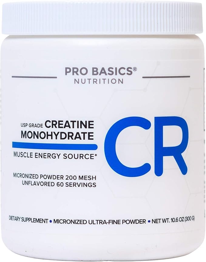 Generic Pro Basics Micronized Creatine Monohydrate Powder - 60 Servings