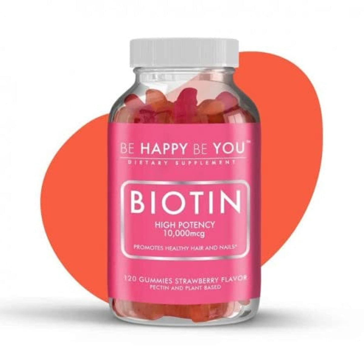 Be Happy Be You Biotin 10,000 mcg - 120 Gummies