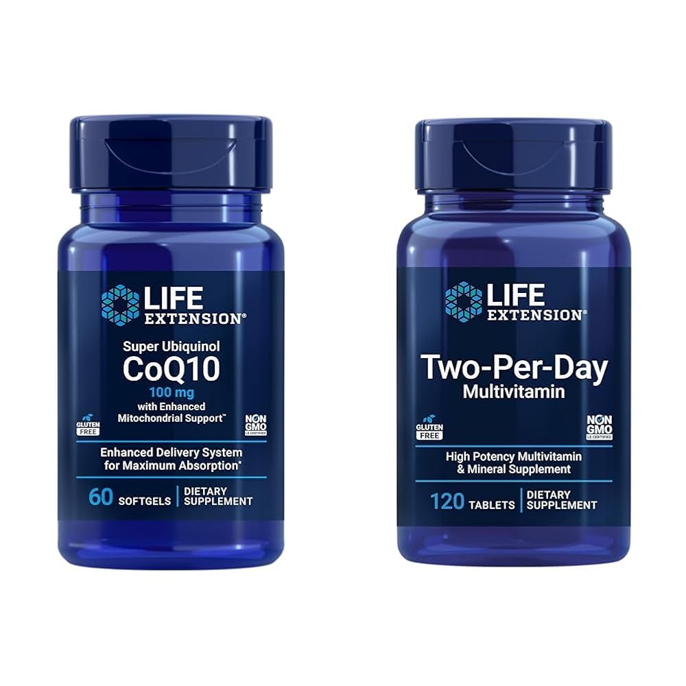 Life Extension Super Ubiquinol CoQ10 Heart & Cell Energy