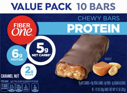 Fiber One Caramel Nut Chewy Protein Bars - 10 Count - image 4