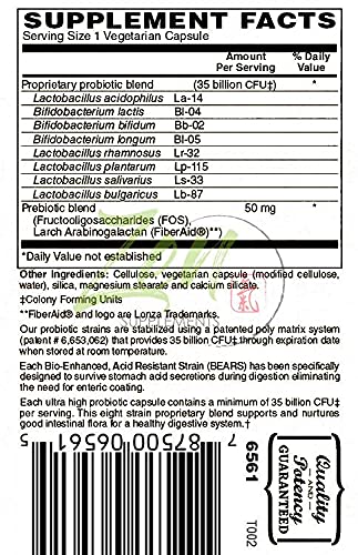 Zen Supplements 35 Billion Probiotic CFU 8 Strains - 30 Vegetarian Capsules - image 5