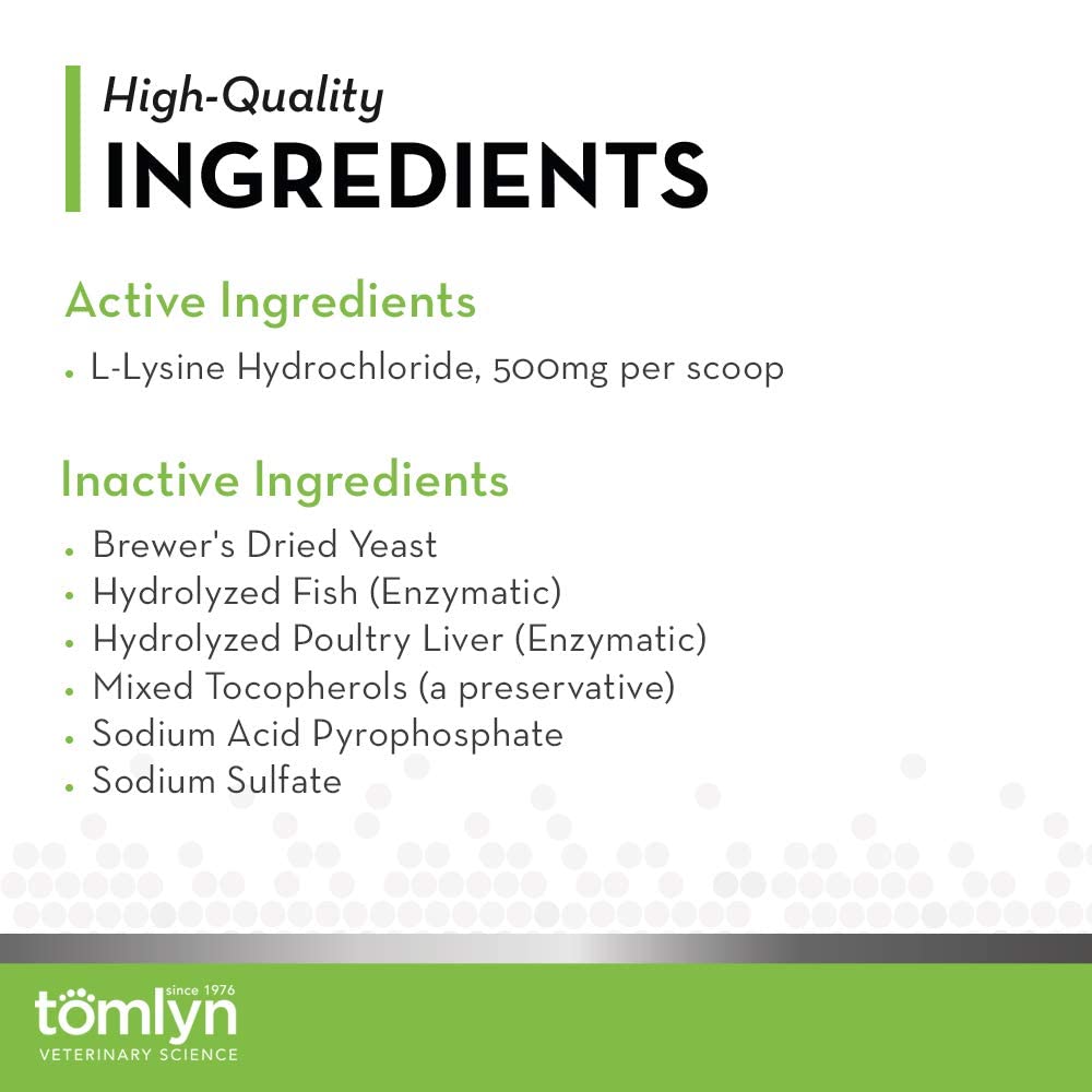 Tomlyn L-Lysine Immune Support Powder for Cats - 3.5 oz (4 Pack) - image 5