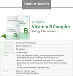 Kolmar Atomy Vitamin B Complex - 90 Vegetarian Capsules - image 3