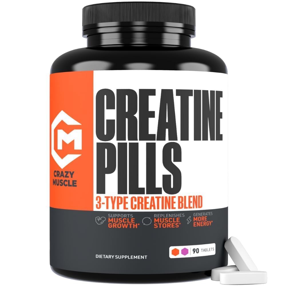 Crazy Muscle Creatine Monohydrate Pills - Parent