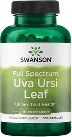 Swanson Full-Spectrum Uva Ursi Leaf 450mg - 100 Capsules