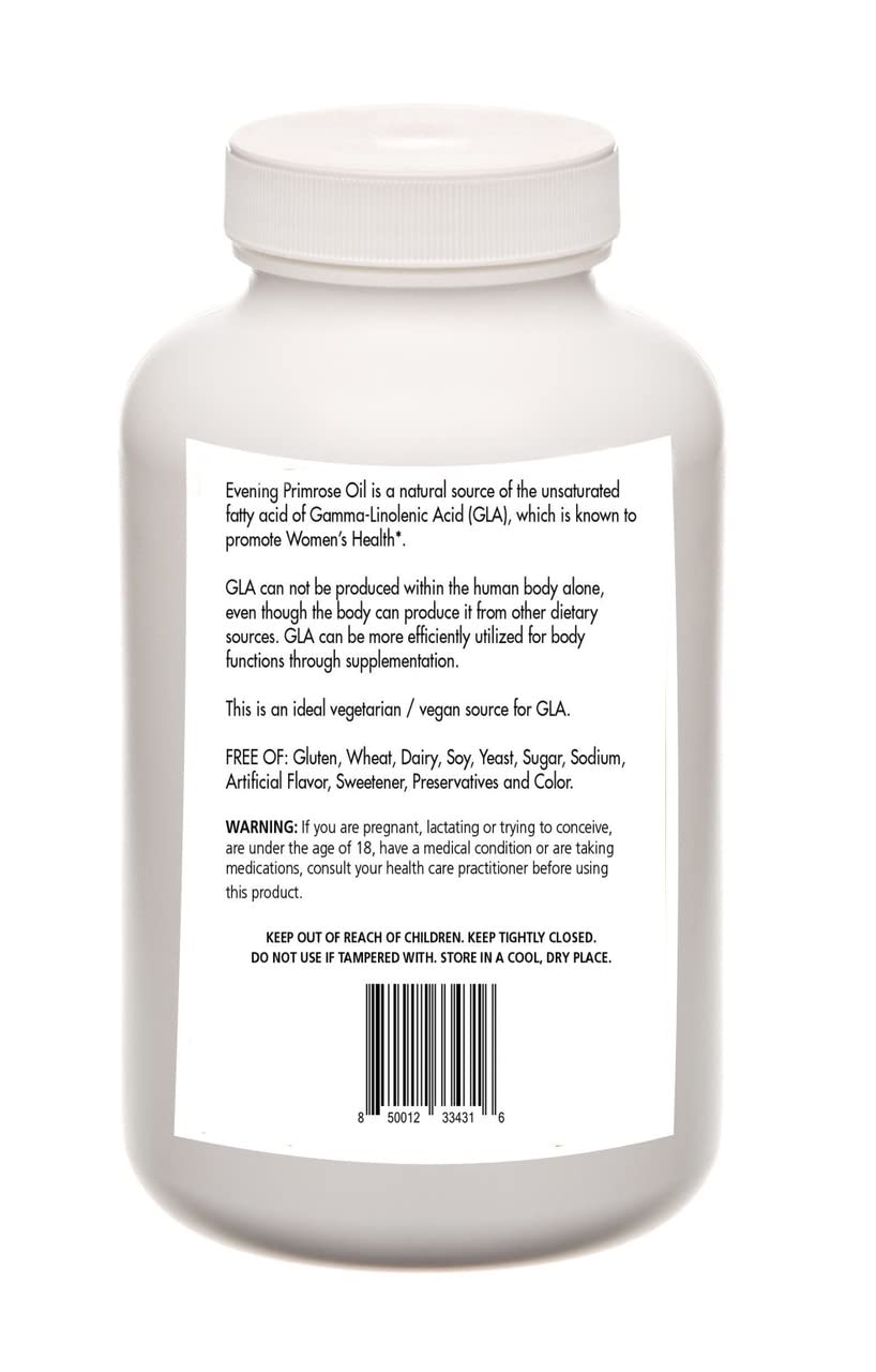 Biogenic Foods Evening Primrose Oil 1000 mg - 120 Softgels - image 3