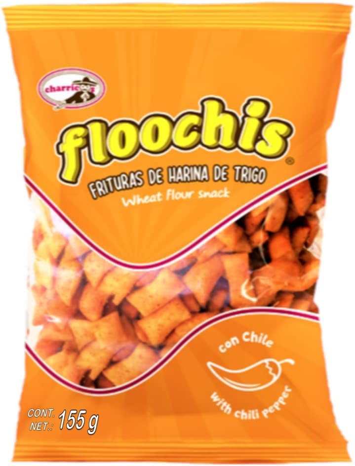 TT-BOX Mexican Charricos Floochis Chile-Lemon Wheat Flour Chips - image 2