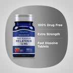 Piping Rock Melatonin 12 mg Fast Dissolve Tablets - 180 Count - image 4