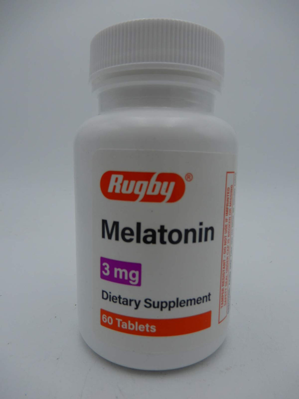 Rugby 3mg Melatonin - 60 Tablets